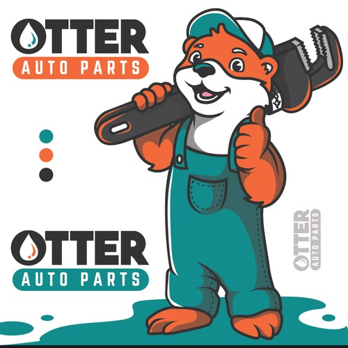 Attention Grabbing Mascot Logo For Auto Parts Ecom Store Design by 3AM3I