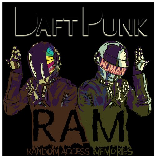 99designs community contest: create a Daft Punk concert poster Design by JajoProjects