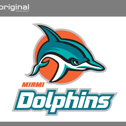 99designs community contest: Help the Miami Dolphins NFL team re-design its logo! Design réalisé par tmcd