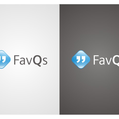 FavQs Logo Diseño de 600DPIX
