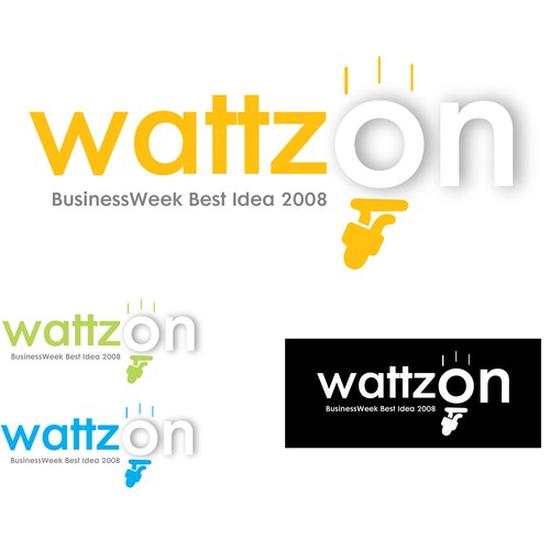 Help WattzOn (BusinessWeek Best Idea 2008) with a new logo Design by Nakilouve
