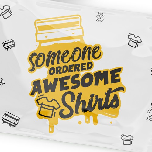 Poly Mailer design Design by Nadun Prabodana