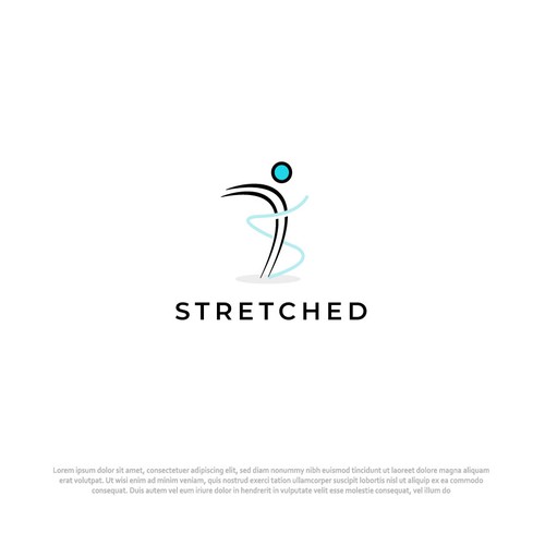 Looking for a sleek yet eye catching logo for my stretching studio. Design by Kamran.Ali