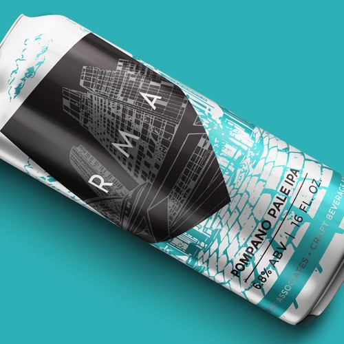 Design a branded beer can label to be given to city officials at conferences Ontwerp door Aleksey Osh