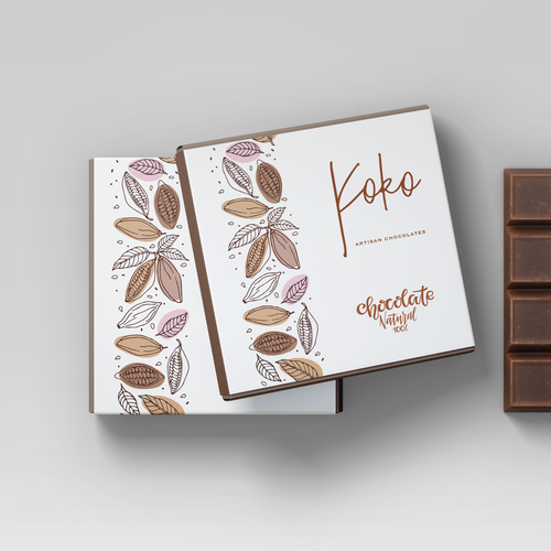 Design a folding chocolate box Design by Moi_Designers