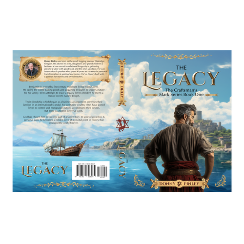 Book cover for epic 1st century story with historical implications Design by karundesigns