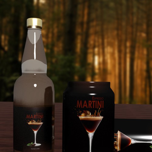 Logo / Product Design for new Espresso Martini beverage Design by Korn Art