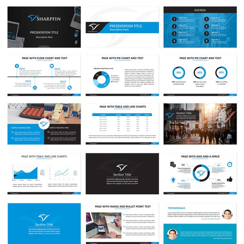 Sleek profession state of the art powerpoint template for modern