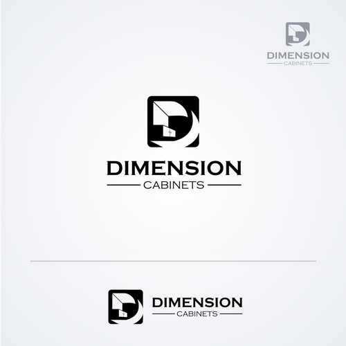 Create a logo for the new kitchen cabinet brand Dimension 