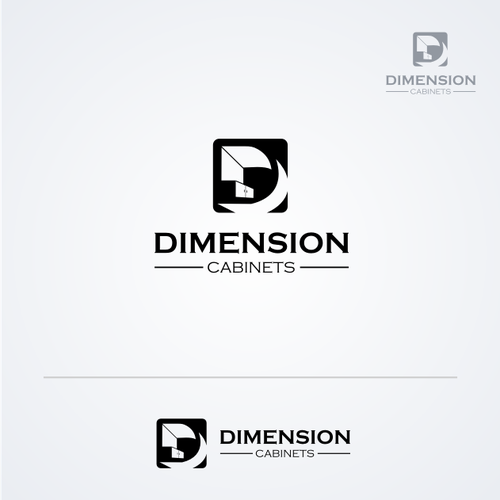 Create a logo  for the new kitchen  cabinet  brand Dimension 