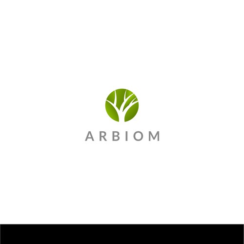 Show the "bio" and "industry" in the Arbiom logo, a sustainable bio-chemicals company Design by Toni Zufic