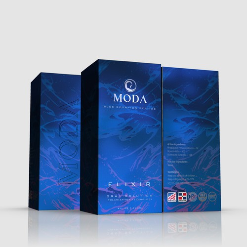 MODA - Luxury, lifestyle packaging design. Réalisé par — P R E M I U M —