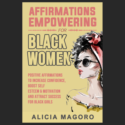 Designs | Affirmations for black women book cover | Book cover contest