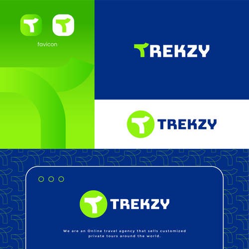 Trekzy - An online travel Agency Design by Yippika