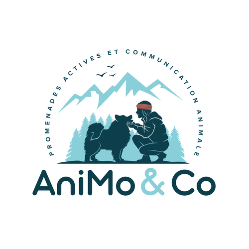 "création d'un logo pour promenades sportives de chien et communication animale" ganador Logotipos por Edw!n™
