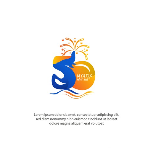Mystic Aquarium Needs Special logo for 50th Year Anniversary Design von Nganue