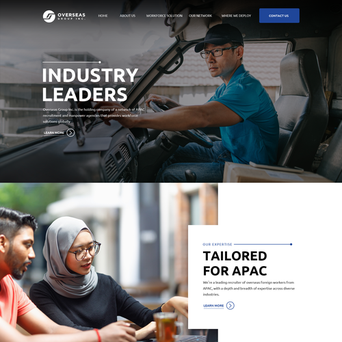Web page design contest entry by Obizzy