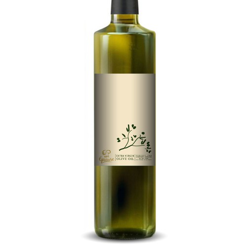Epicure Olive Oil label Design Design by Dragan Jovic