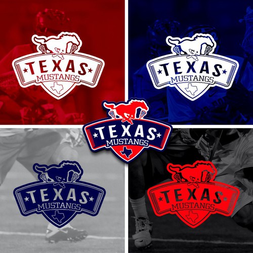 Diseño de Texas Mustangs de Amarilio Monteiro