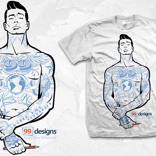 Create 99designs' Next Iconic Community T-shirt Ontwerp door MattDyckStudios