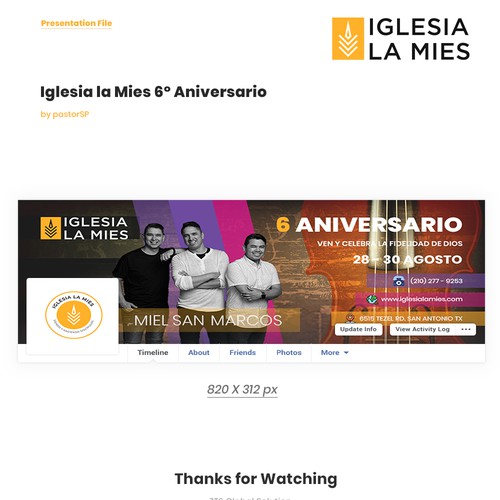 Facebook cover contest entry by Canvas UI