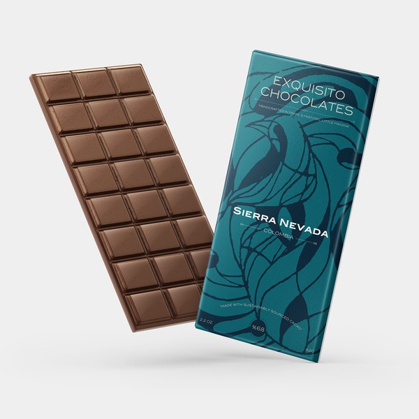 Diseño de Saman Mehrandish titulado "Exquisito Chocolates"