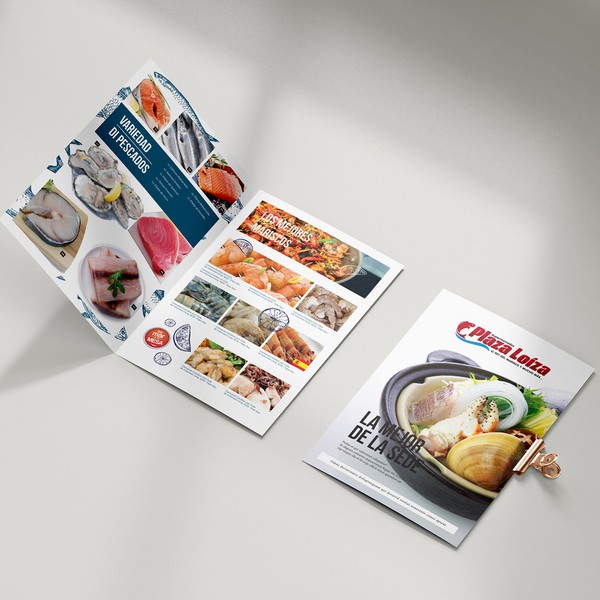 Supermarket fish promotion