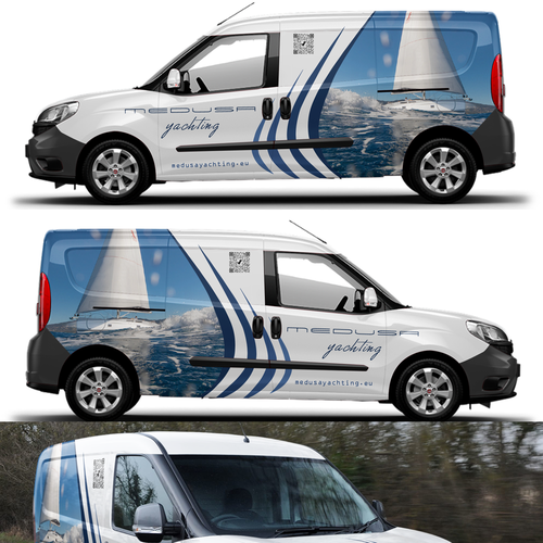 Set Sail on an Unforgettable Adventure – Design an Artistic Van Wrap for Our Charter Sailing Company Design by theANUNGs