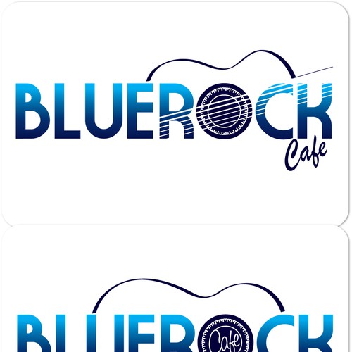 logo for Blue Rock Cafe Design by SweetBerry