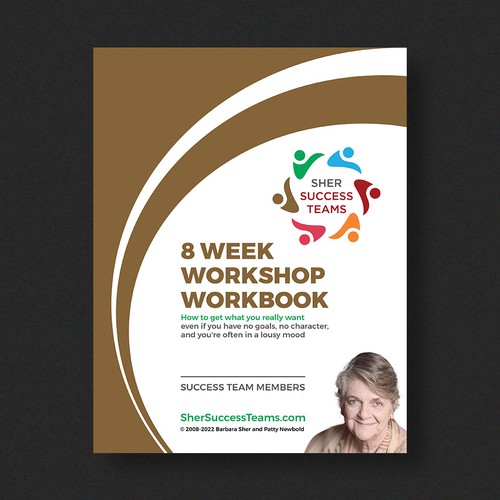 Workbook front cover for adults with big dreams - make me smile Design by Xnine