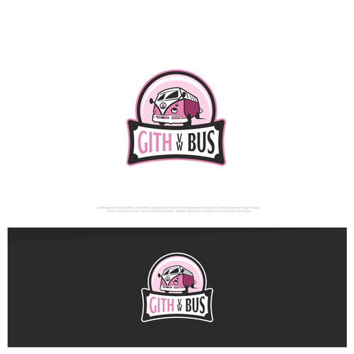 VW Bus Logo for a non-profit Design by Cengkeling