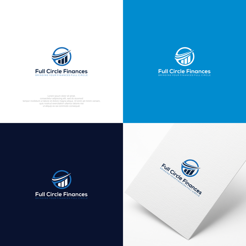 Simple but eye catching Full Circle logo for retirees Design by axioo