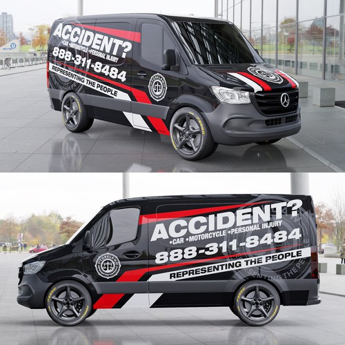 Need Modern / Cool Wrap for Sprinter Van Design by adelea