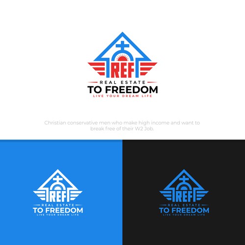 Real Estate to Freedom Design by World_Sign