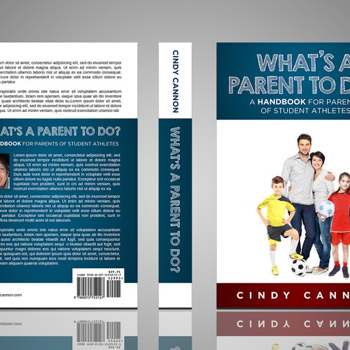 Book Cover for:   'What's A Parent To Do?"  The Handbook for Parents of Young Athletes Design by Chris Arrow