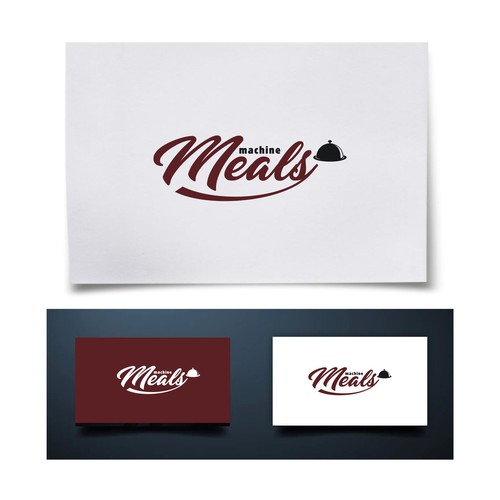 We need a logo for a fitness meal prep business that looks good on a card but even better on shirt-ontwerp door SGrph