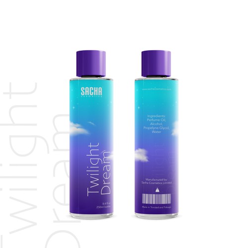 Sacha Body Mist Design réalisé par elhambrana