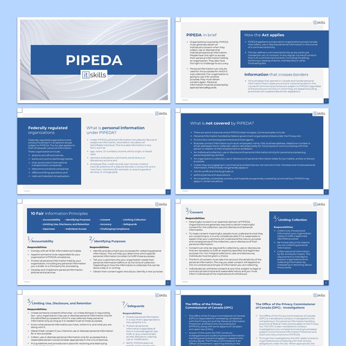 PowerPoint template for an IT Training company Design by JanuX®