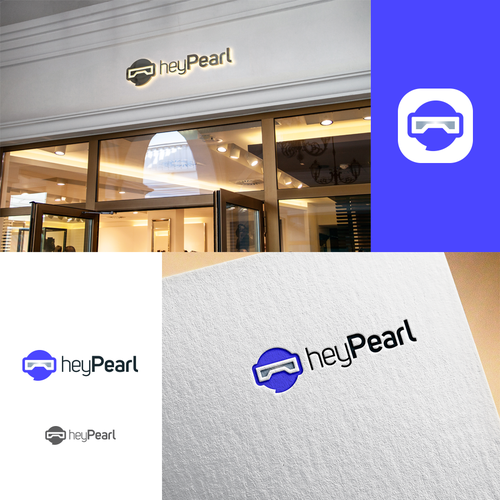 "hey Pearl" executive virtual assistant staffing company Design by Naztudio