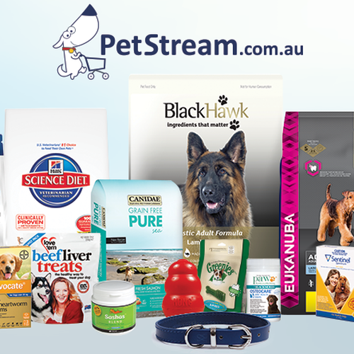 EASY facebook cover photo for an ONLINE PET STORE. Design by LawrenceRed