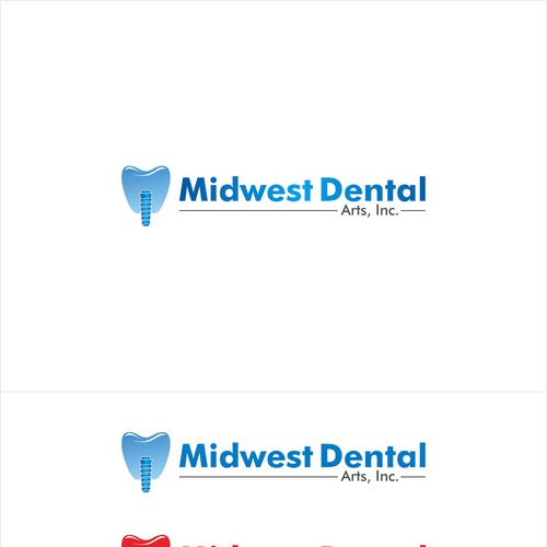 Create a logo for a cutting edge dental laboratory, Midwest Dental Arts, Inc. Design by HeyEksa!