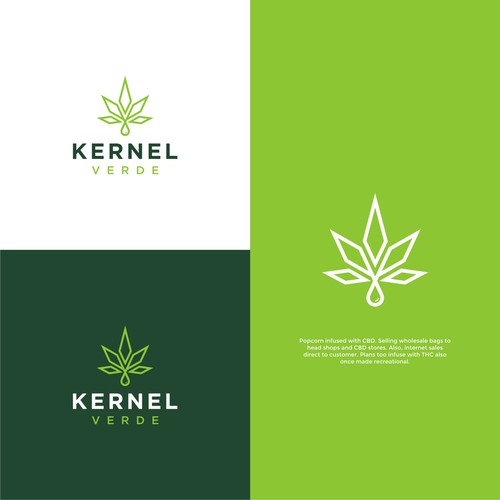 Design a Dope Logo for a Marijuana Infused Popcorn Company-ontwerp door spARTan