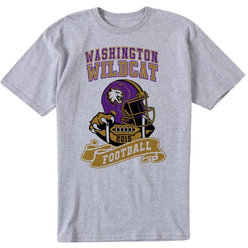 Washington Wildcat Football, 2015 | T-shirt contest