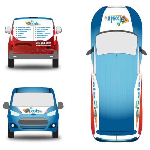 Awsome Van Wrap for Pixels PC!! Design by Tanny Dew ❤︎