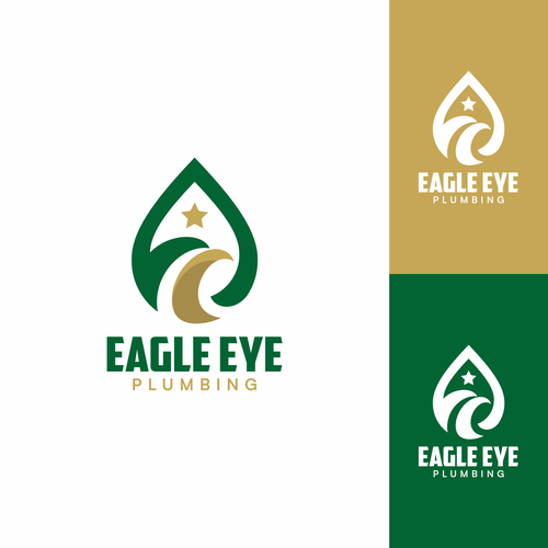 Eye catching and very marketable logo for plumbing company. The company name is Eagle Eye Plumbing Design by Ikan Tuna