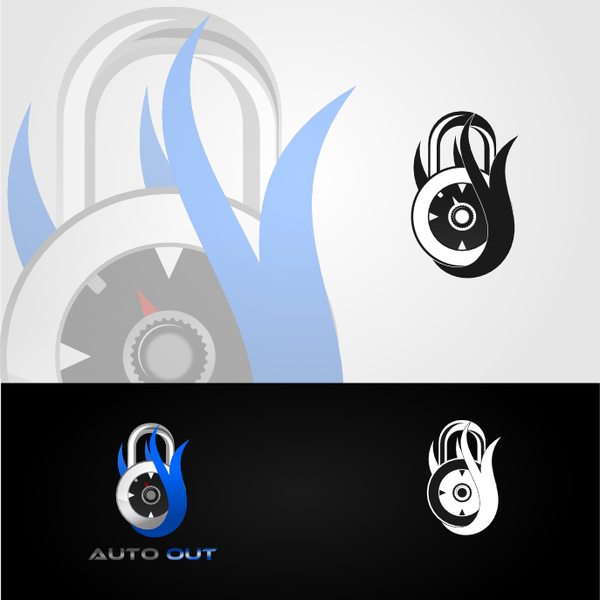 Design by gilank_sc titled "Auto-Out needs a new logo"