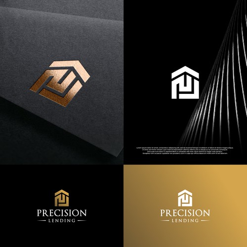 Luxury Branding for a Mortgage Group Design by Brainbox_Studio