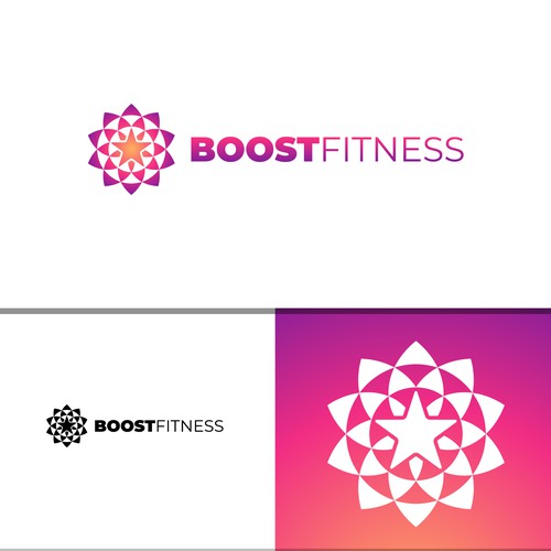 Exciting logo design for expanding fitness brand! Design by Fierda Designs
