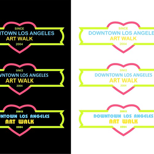 Downtown Los Angeles Art Walk logo contest Diseño de BirdFish Designs
