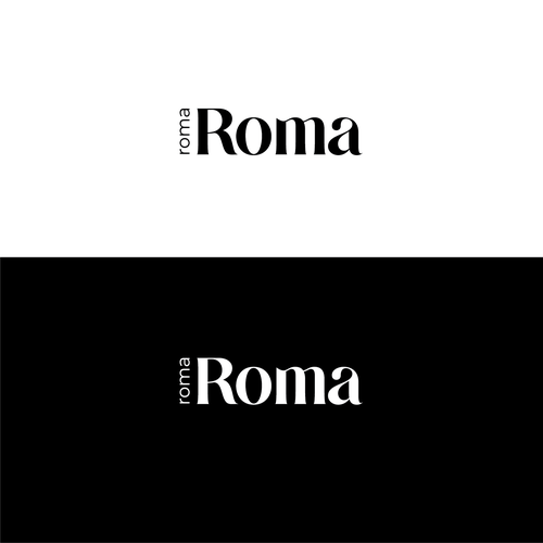 Roma Roma Logo Desing Diseño de A.Matar